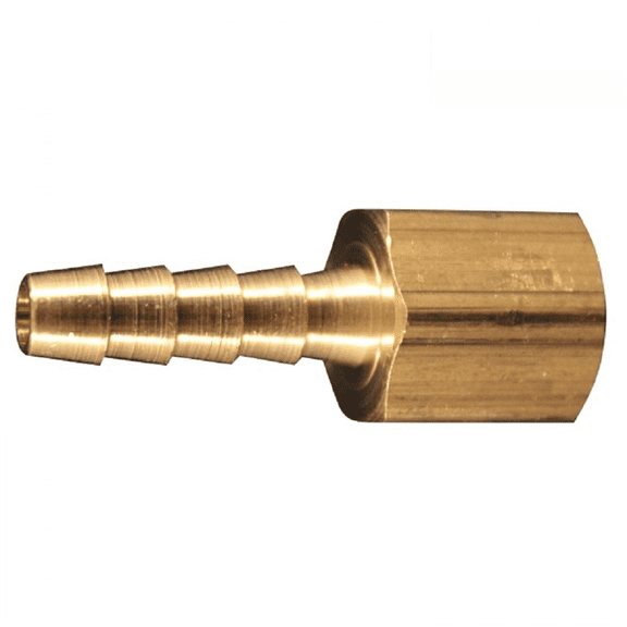 Milton Industries 1/4" F. Solid End, 3/8" ID Hose, 2/cd