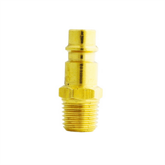 Milton Industries HI-Flo V-Style 3/8" MNPT Brass Plug 2/cd