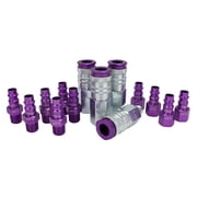 Milton Industries Kit, 14pc Hi-Flo V style 1/4"