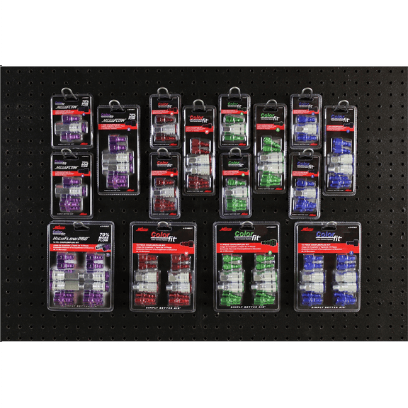 Milton Industries Kit, 14pc Hi-Flo V style 1/4"