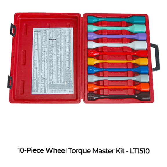 Milton Industries LTI Tool By MIlton 10-Piece Wheel Torque Socket Master Kit For 1/2 Inch Drive Impact Wrench