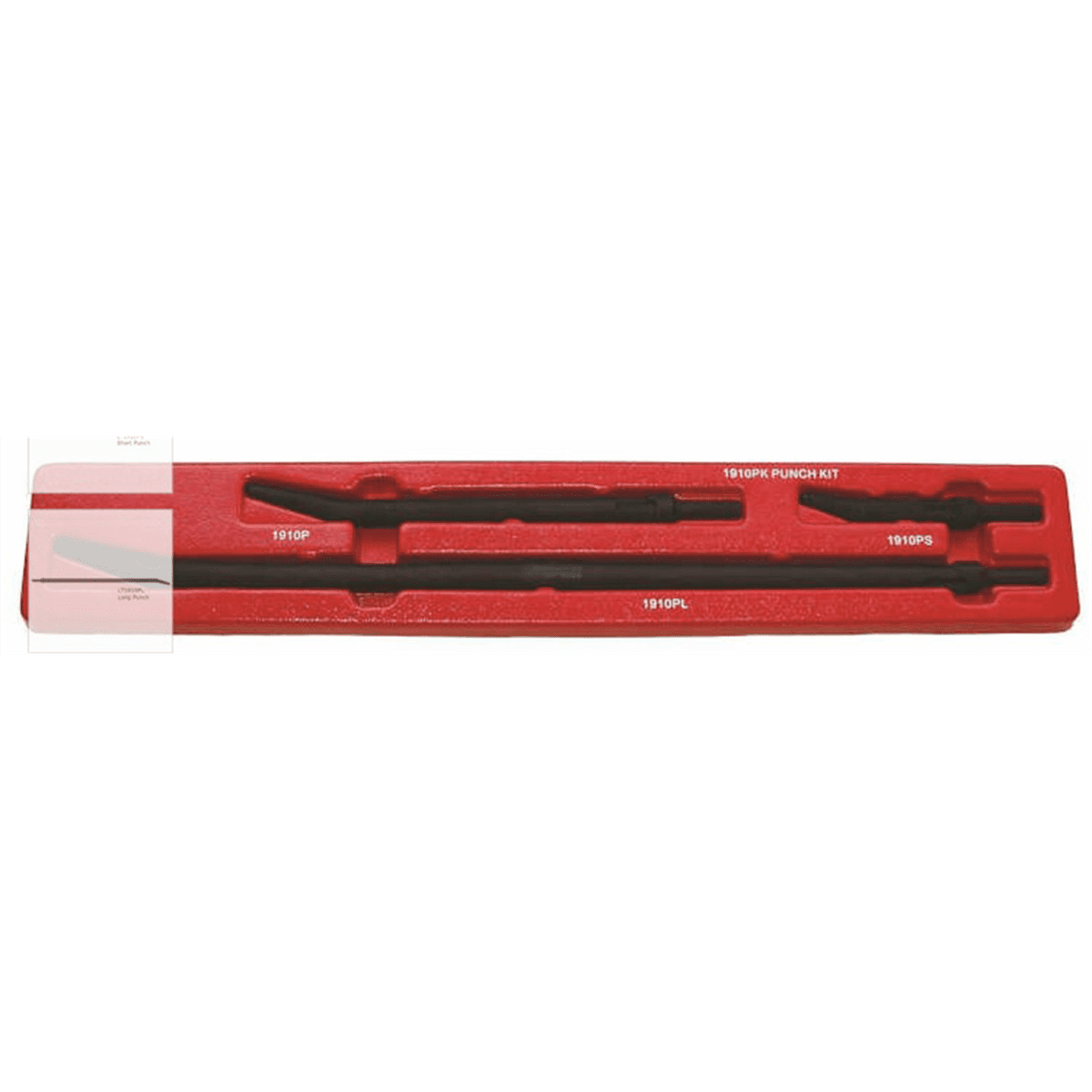 Milton LT1910PK Shockit Punch Air Hammer Powered Offset Tool for Suspension Work