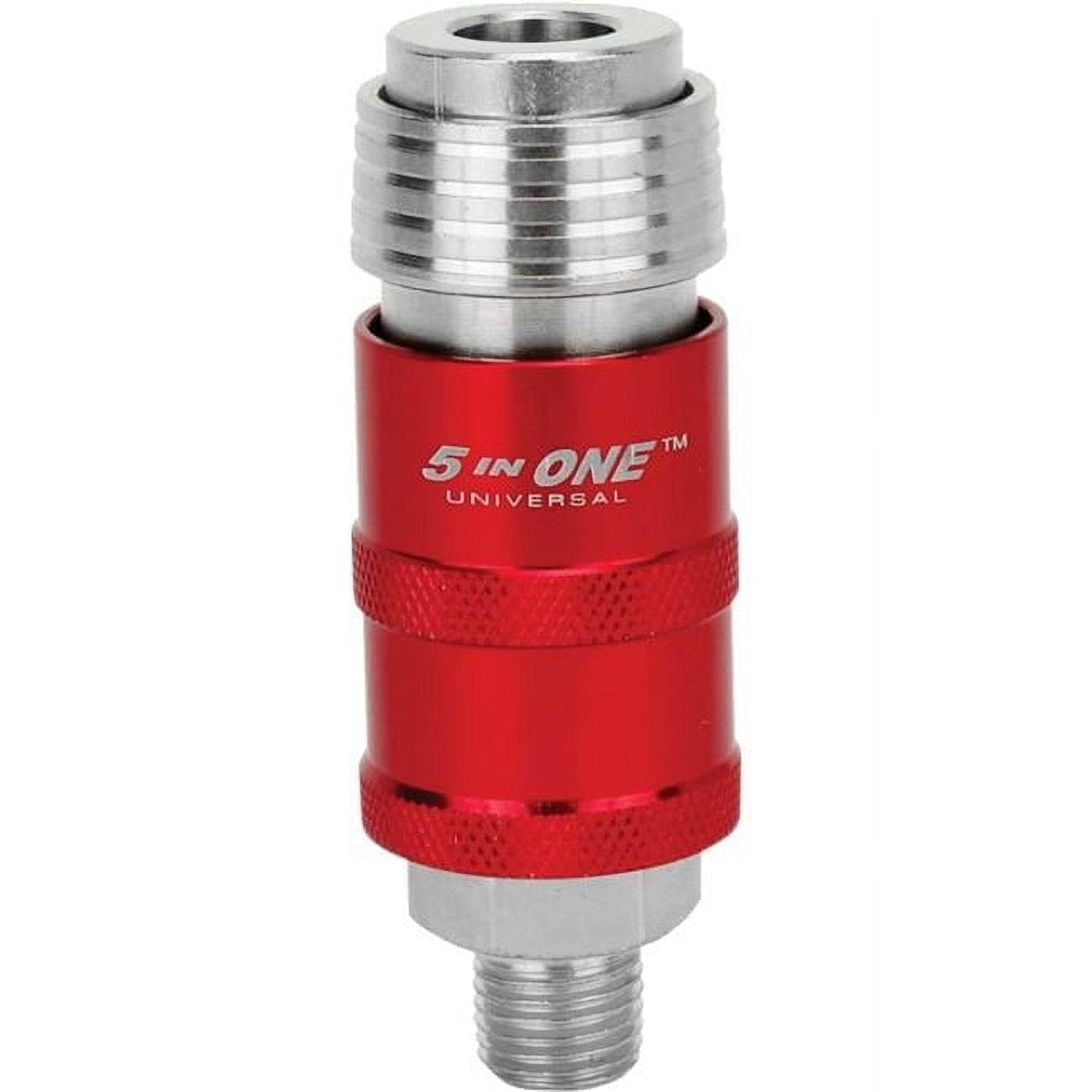 Milton Industries MIL-S-1751 0.25 in. NPT Universal Safety Exhaust Quick-Connect Industrial Coupler