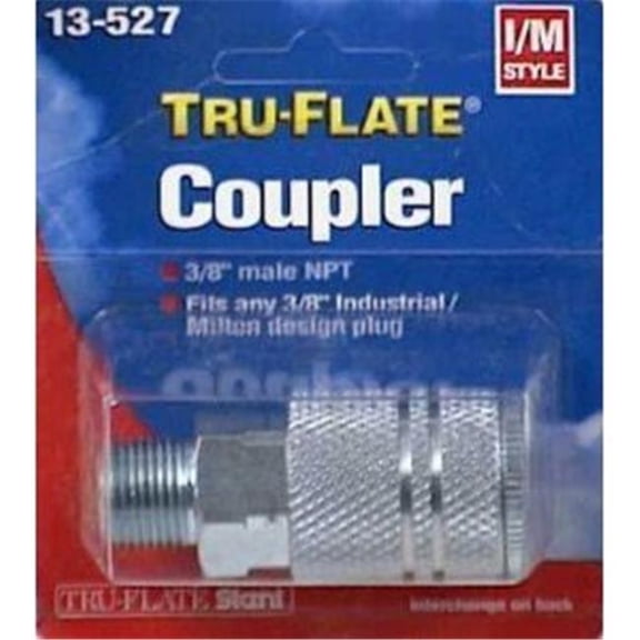 Milton Industries MILS1836 in.Hin. Style .38in. NPT Male Coupler