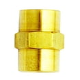 thumbnail image 1 of Milton Industries S643 Female Hexagon Brass Fittings and Coupling- NPT 0.25 in., 1 of 1