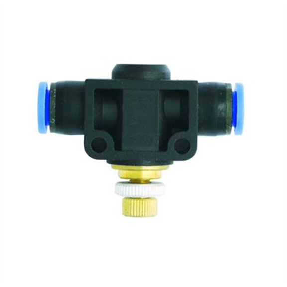 Milton Industries Union Str Speed/Flow Contr, Tube 3/8" OD