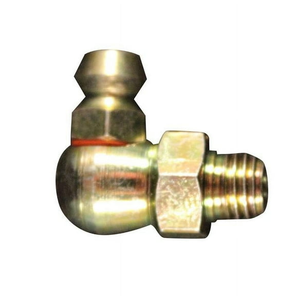 Milton Industries s-3226 Grease Fitting , M6 X1 , 90 Degrees , Oal 18 Mm Max, 5-pk