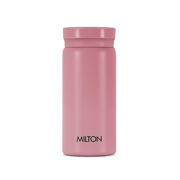Milton Minimate 200 Thermosteel Insulated Water Bottle, 190 ml, 24 Hr Hot and Cold | Leak Proof Lid, ISI Certified