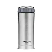 Milton Optima 350 Thermosteel Hot and Cold Flask, 350 ml, Silver