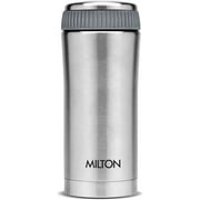 Milton Optima Double Walled Vacuum Insualted Food Flask, Soup Flask, Food Container, 420 ml | 14 oz | Hot and Cold for Long Hours, 18/8 Stainless Steel, Rust and Leak-Proof, BPA-Free | Silver