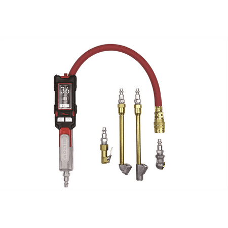 Milton Precision Digital Tire Inflator/Pressure Gauge Multi-Air Chuck & air hose Kit 160 PSI-Extreme ± 0.05% Accuracy
