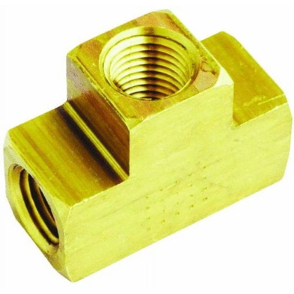 Milton S-655 1/4" FNPT Brass Tee Hose Fitting