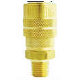 thumbnail image 1 of Milton S-716 1/4" NPT Male M-Style Coupler, 1 of 2