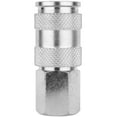 thumbnail image 1 of Milton S-766ST 3/8" Steel V-Style Coupler, Female - 1EA, 1 of 4