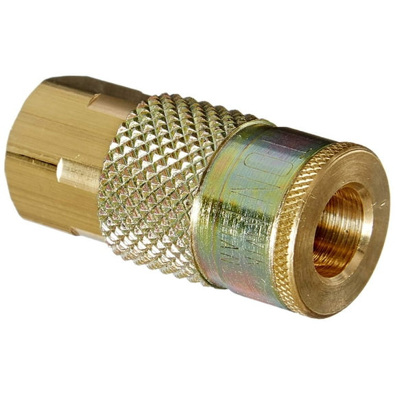 Milton S-785 1/4" FNPT Female T-Style Air Compressor Quick Connect Fitting Coupler