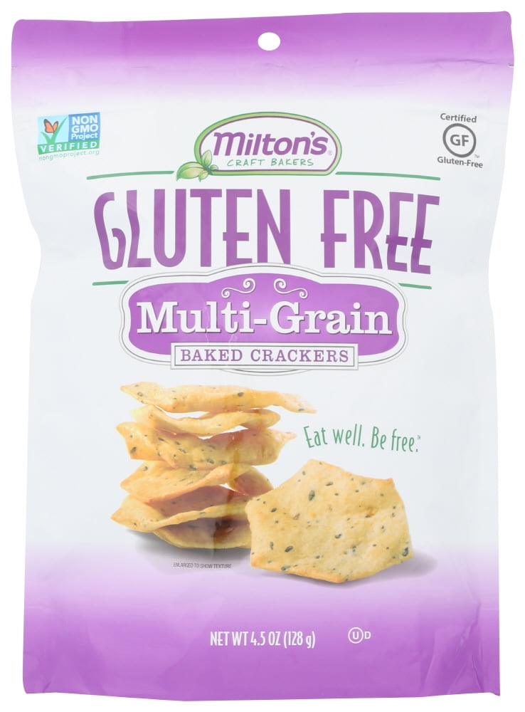 Milton'S Baking Company Multigrain Baked Crackers Glutenfree, 4.5 Oz