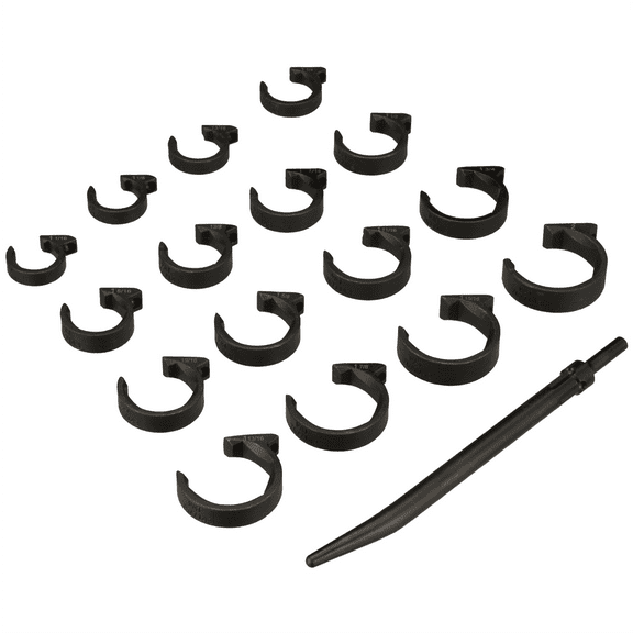 Milton Industries LTI Tool By MIlton 16-Piece SAE SHOCKIT Line Wrench Set - Heavy Duty Industrial/Hydraulic Line Fittings