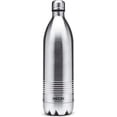 thumbnail image 1 of Milton Thermosteel Duo DLX 1000, Double Walled Vacuum Insulated Flask 1000 ml | 34 oz | 1 Ltr |24 Hours Hot and Cold Water Bottle, 18/8 Stainless Steel, BPA Free, Food Grade, Leak-Proof | Silver, 1 of 5