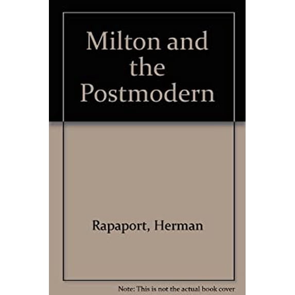 Pre-Owned Milton and the Postmodern 9780803238626