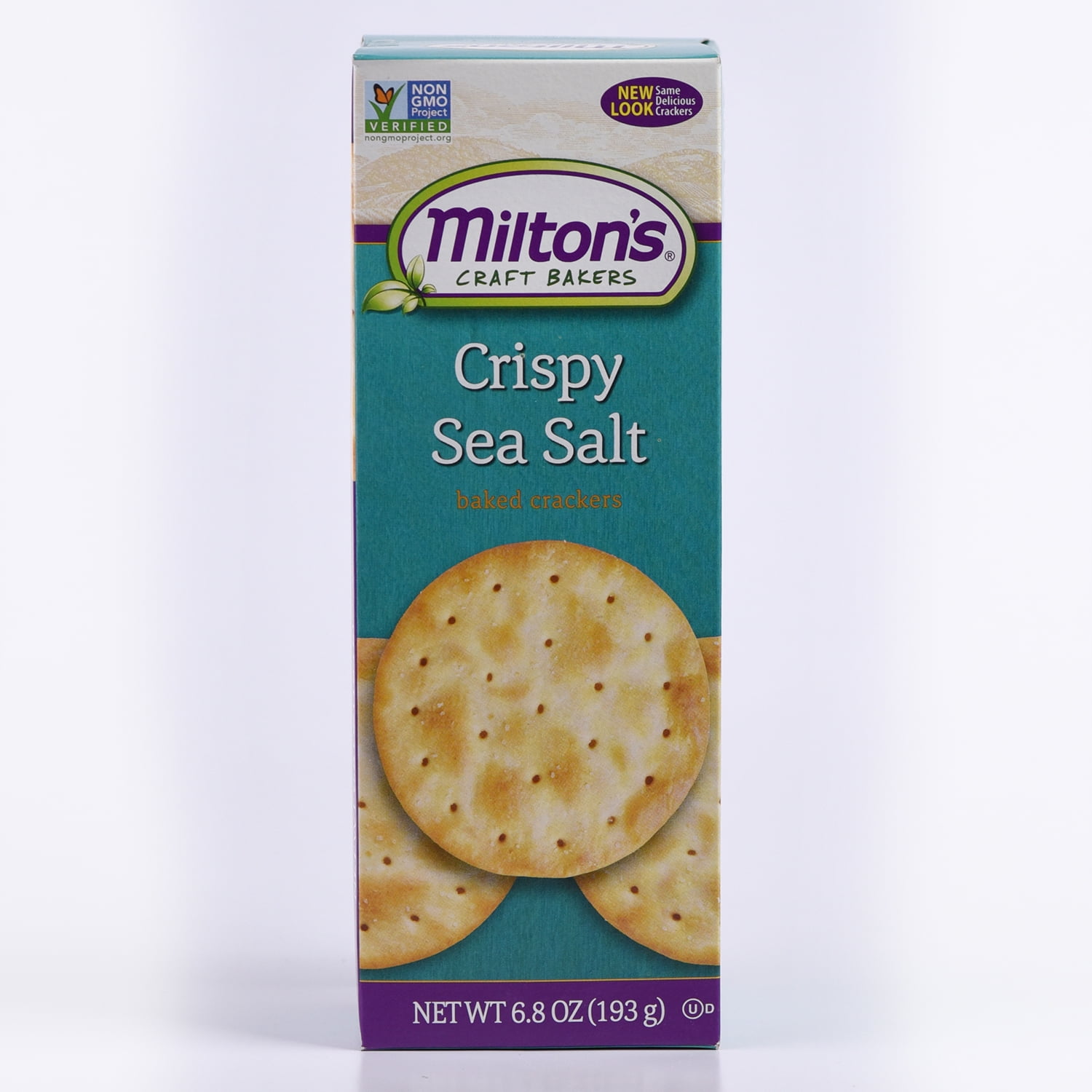 Milton's Craft Bakers Gourmet Crackers Crispy Sea Salt, 6.8oz