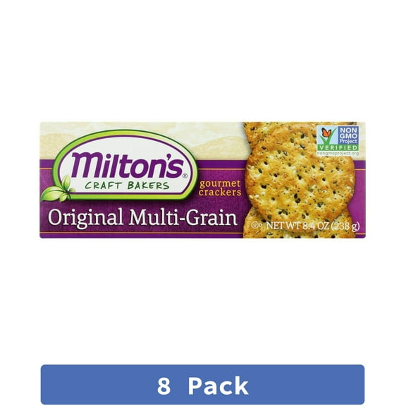 Milton's Gourmet Crackers Multigrain Original 8.4 oz (Pack Of 8)