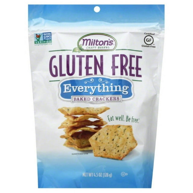 Miltonâs gluten free everything baked crackers, 4.5 oz, (pack of 12)