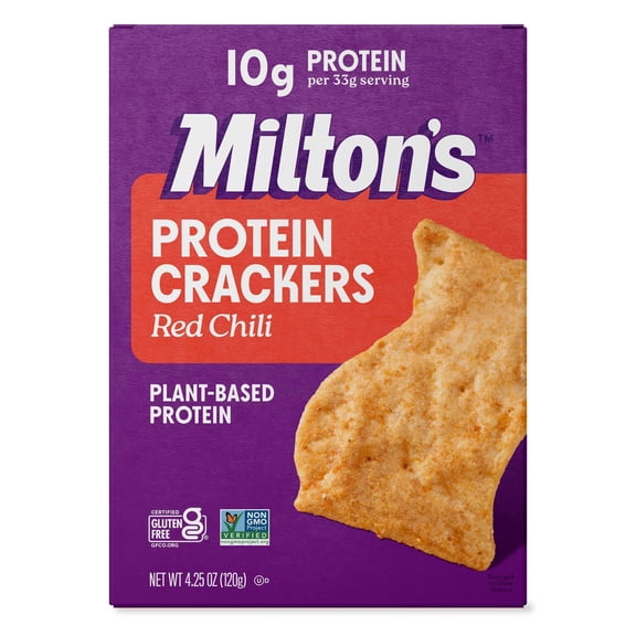 Miltons - Red Chili Protein Cracker - 4.25 Oz, Case of 6
