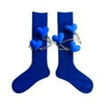 thumbnail image 1 of Milue 1 Pair Short Thin Socks, Womens Princess Style Ruffled Socks Middle Tube Socks, 1 of 11