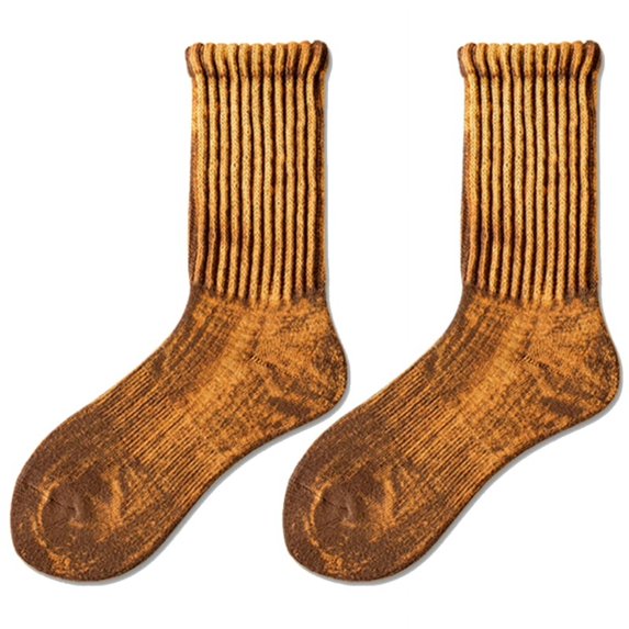 Milue 1 Pair Warm Winter Thermal Hiking Comfortable Socks Thick Crew Work Soft Socks