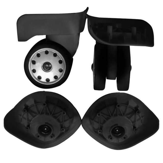 Milue 1 pair DIY A88 Suitcase Luggage Replacement Swivel Mute Roller