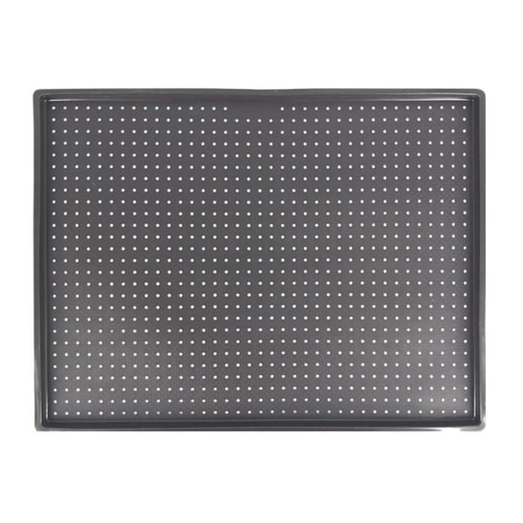 Milue 10 Inches Flexible Silicone Cake Baking Mold Pan Rectangular High Density Airhole Nonstick Pizza Bread Loaf Making Mould Tray