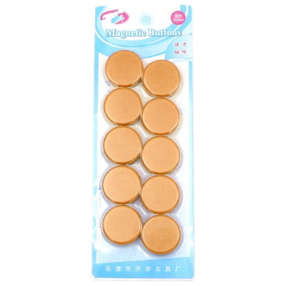 Milue 10 Pack Push Pin Magnets Colorful Strong Magnets for Home Office School