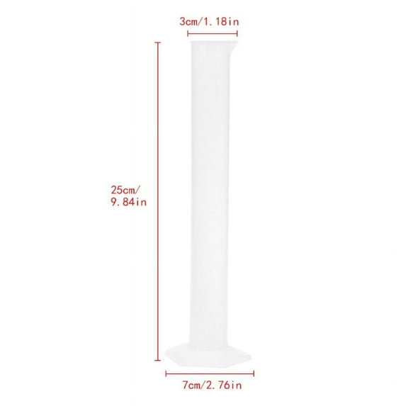 Milue 100ml Plastic Hydrometer Test Tube For Homebrew Whiskey Alcohol Beer Wine Mead