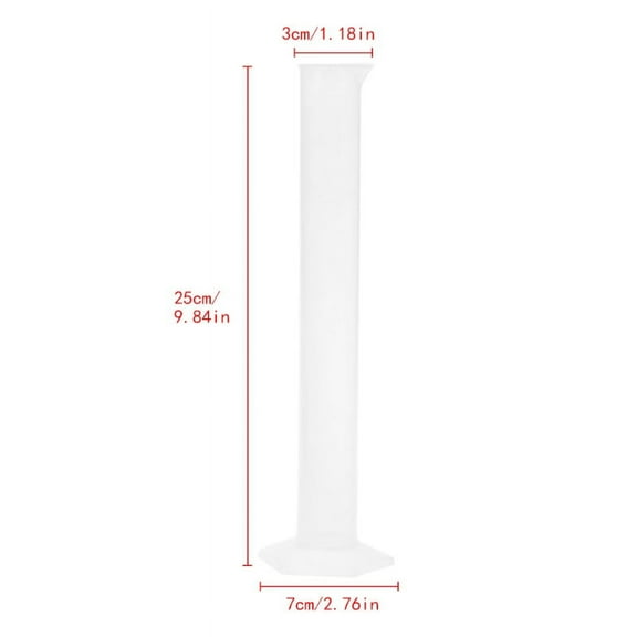 Milue 100ml Plastic Hydrometer Test Tube For Homebrew Whiskey Alcohol Beer Wine Mead