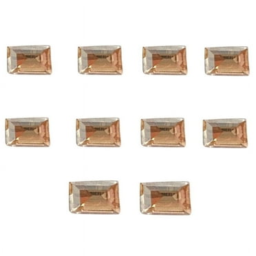 Milue 10Pcs 3D Crystal Nails Jewelry DIY Manicure Decals Crystal Gems Nail Art