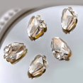 thumbnail image 1 of Milue 10Pcs Flatback Glass Nails Rhinestones Nail Art Decoration Manicure Accessory, 1 of 21