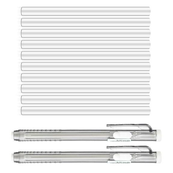 Milue 12x Pen Style Painting Erasers Pencil Erasers Retractable Mechanical Erasers