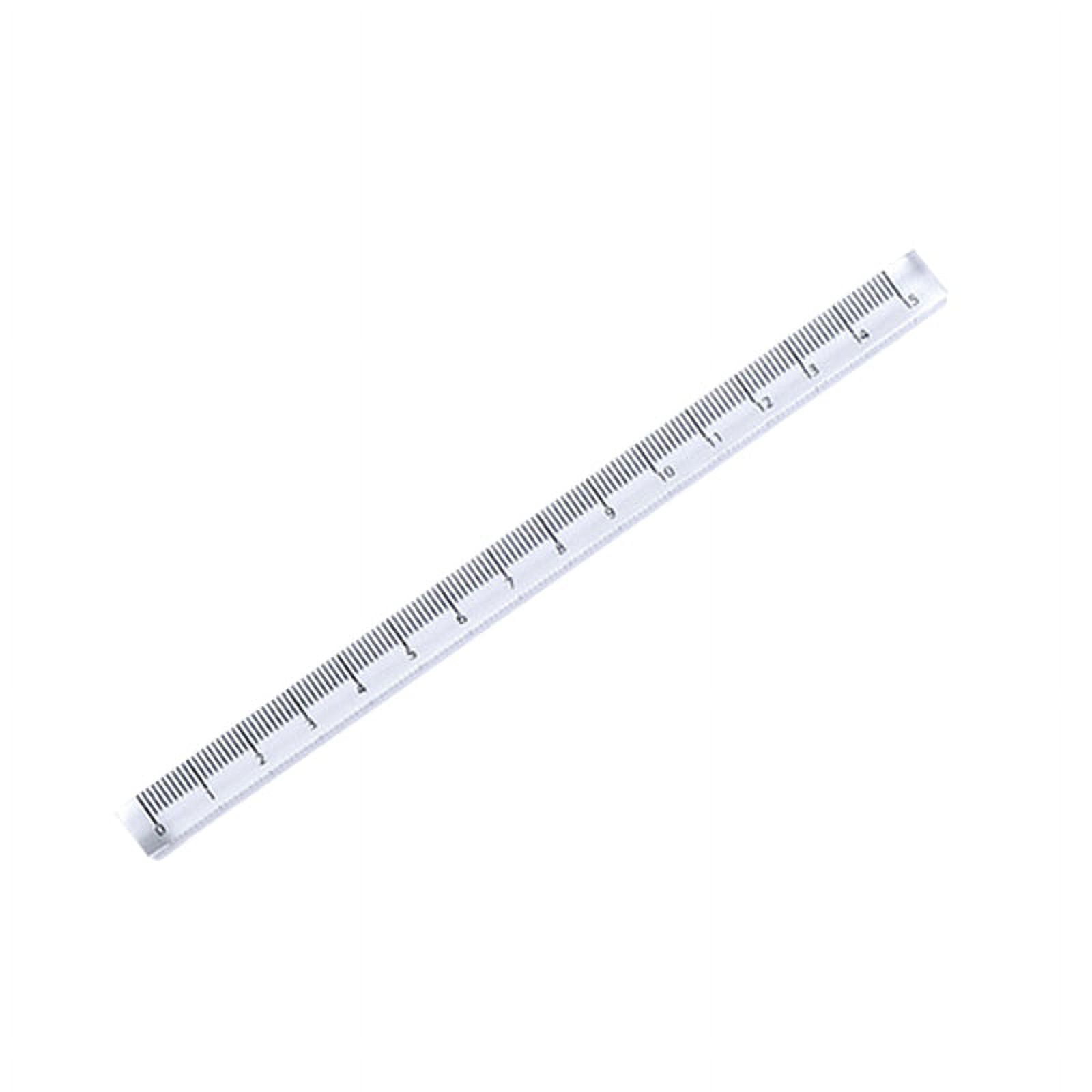 Milue 15cm/20cm/30cm Plastic Ruler Portable Mathematics Ruler for ...