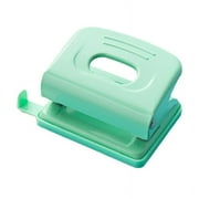 Milue 2-Hole Punch Paper Puncher with Adjustable Alignment Guide Ruler Chip Tray