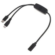 Milue 2-in-1 Multi Charging Cable USB C Phone Charger Multiple Charging Cord