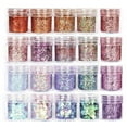 thumbnail image 1 of Milue 20 Bottles Flash Glitter Powder UV Epoxy Resin Fillier Resin Shinning Filling, 1 of 10