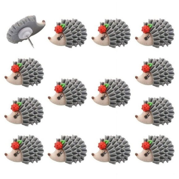 Milue 20-Pack Decorative Cute Shape Thumb Tack Pushpins for Photo Message Wall