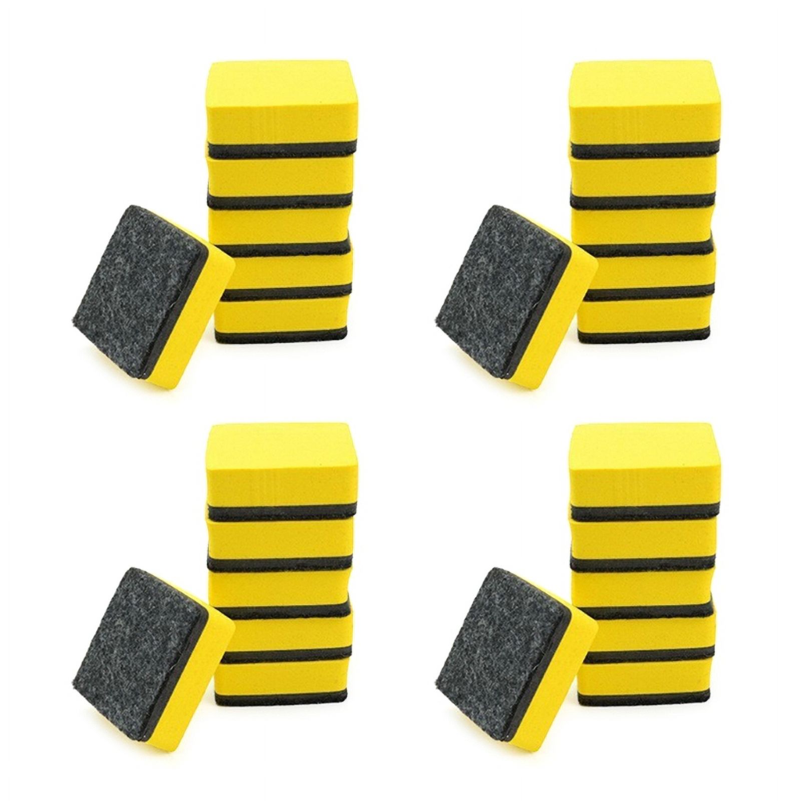 Milue 24 Pack EVA Whiteboard Erasers Magnetic & Durable Chalkboard ...