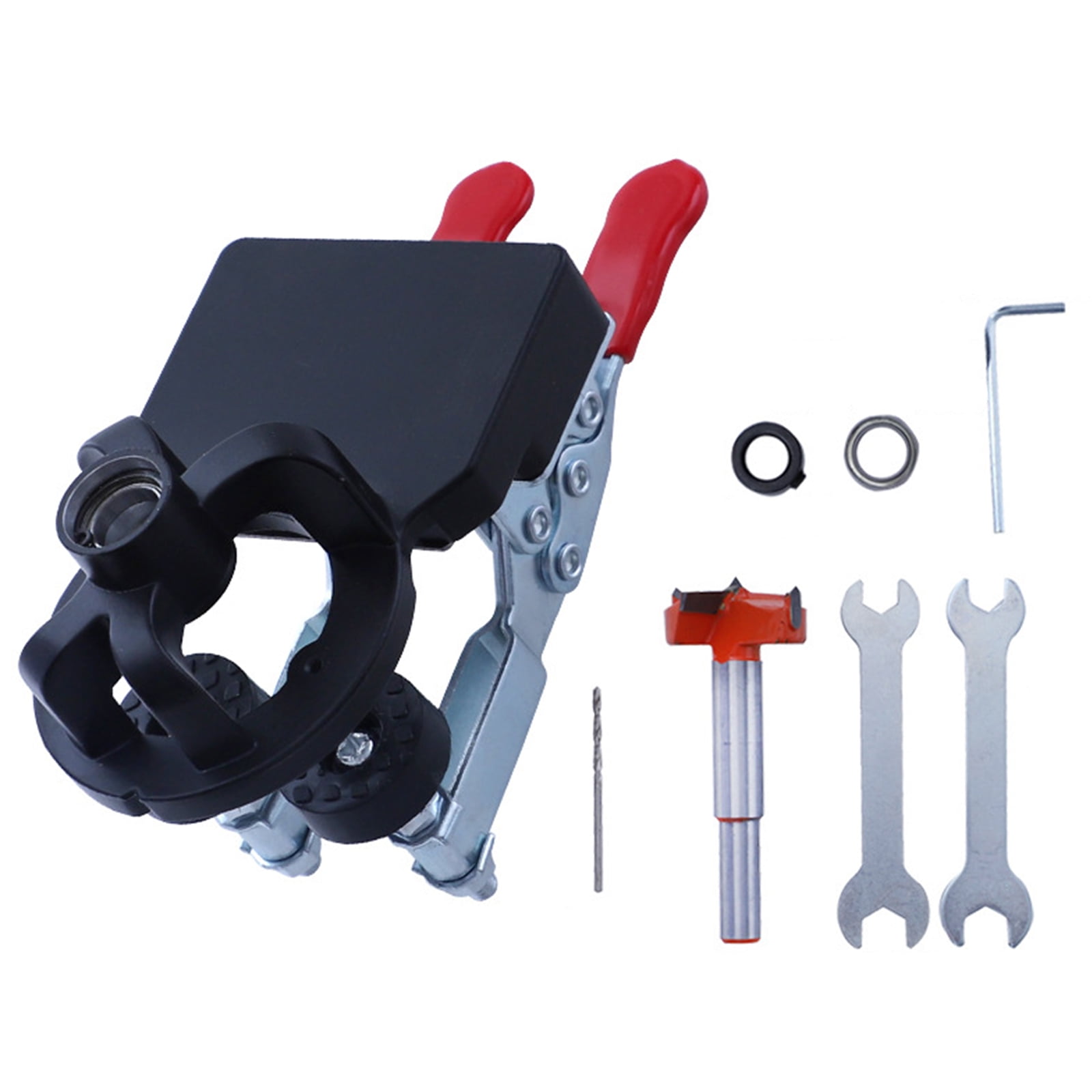 Milue 35mm Hinge Jig Hinge Drilling Jig Hole Guide Woodworking Tools