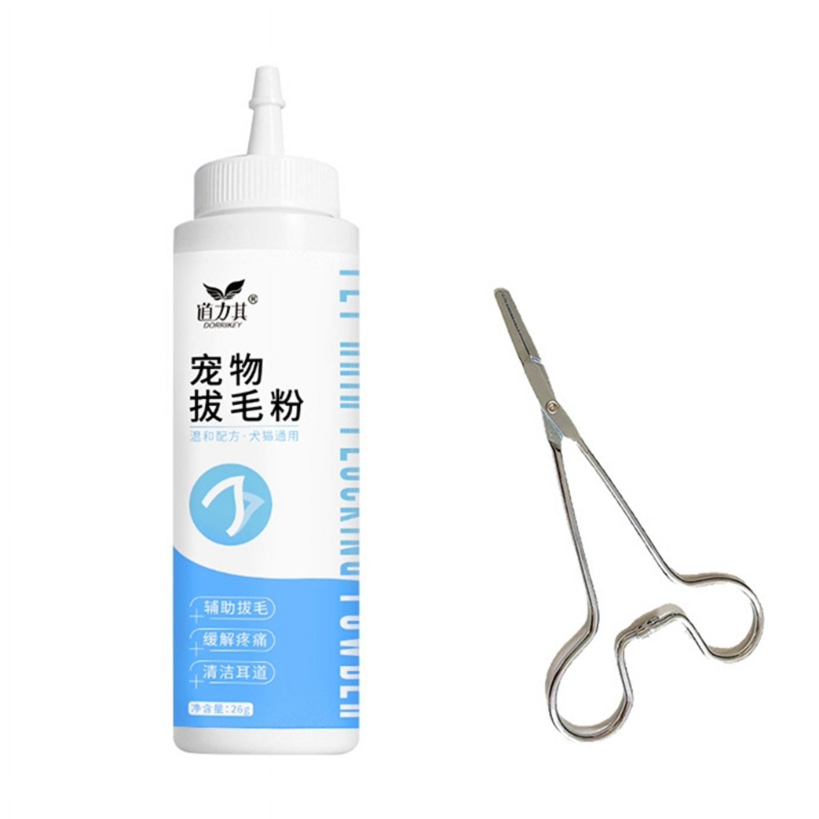 Milue 42g Gentle Pet Ear Hair Removal Powder Keep Your Pet Ears Tidy