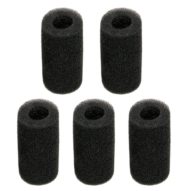 Milue 5 Pack PreFilter Sponge Black Foam Rolls Aquarium Intake Filter