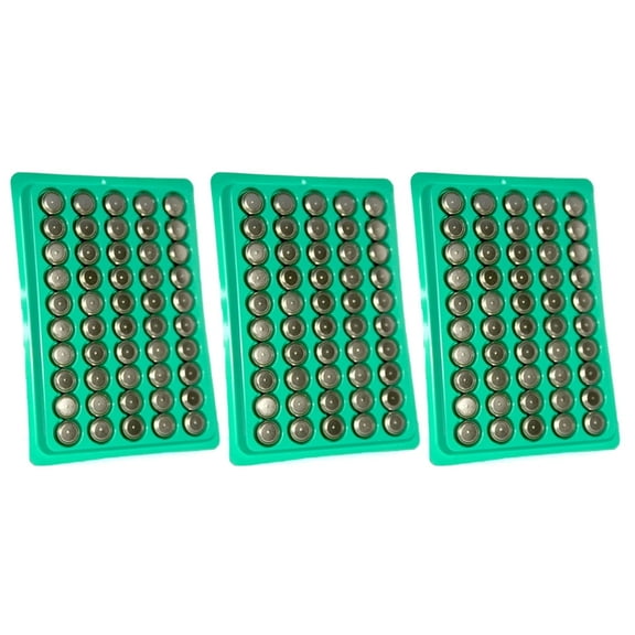 Milue 50/100/150x AG13 Button Coin Cell Battery LR44 AG13 140mAh 1.55V Toy Watch