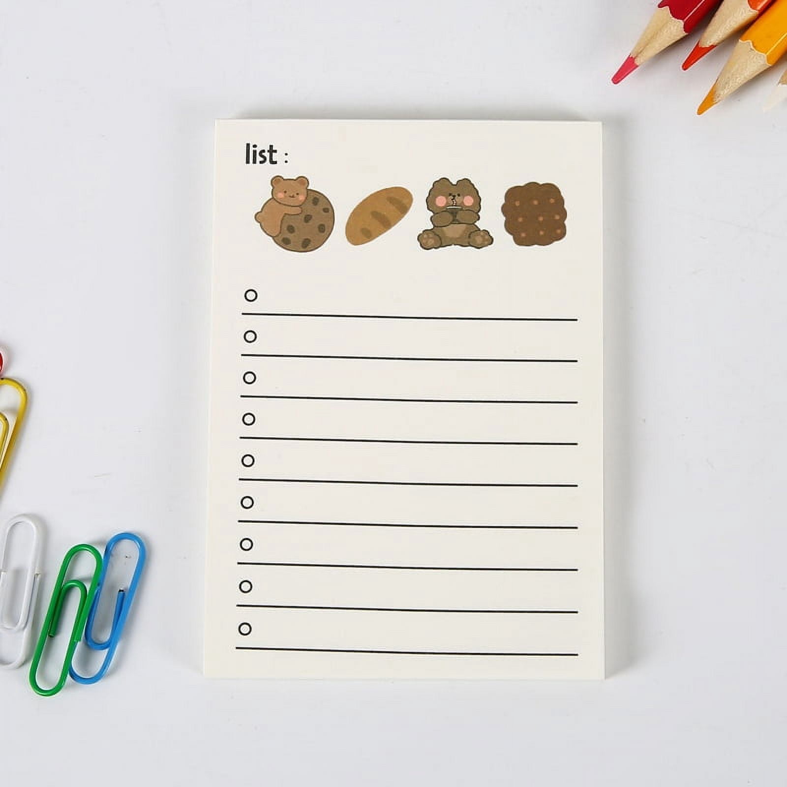 Milue 50-sheet Note Pad Message Notes Chesk List To Do List Memo ...