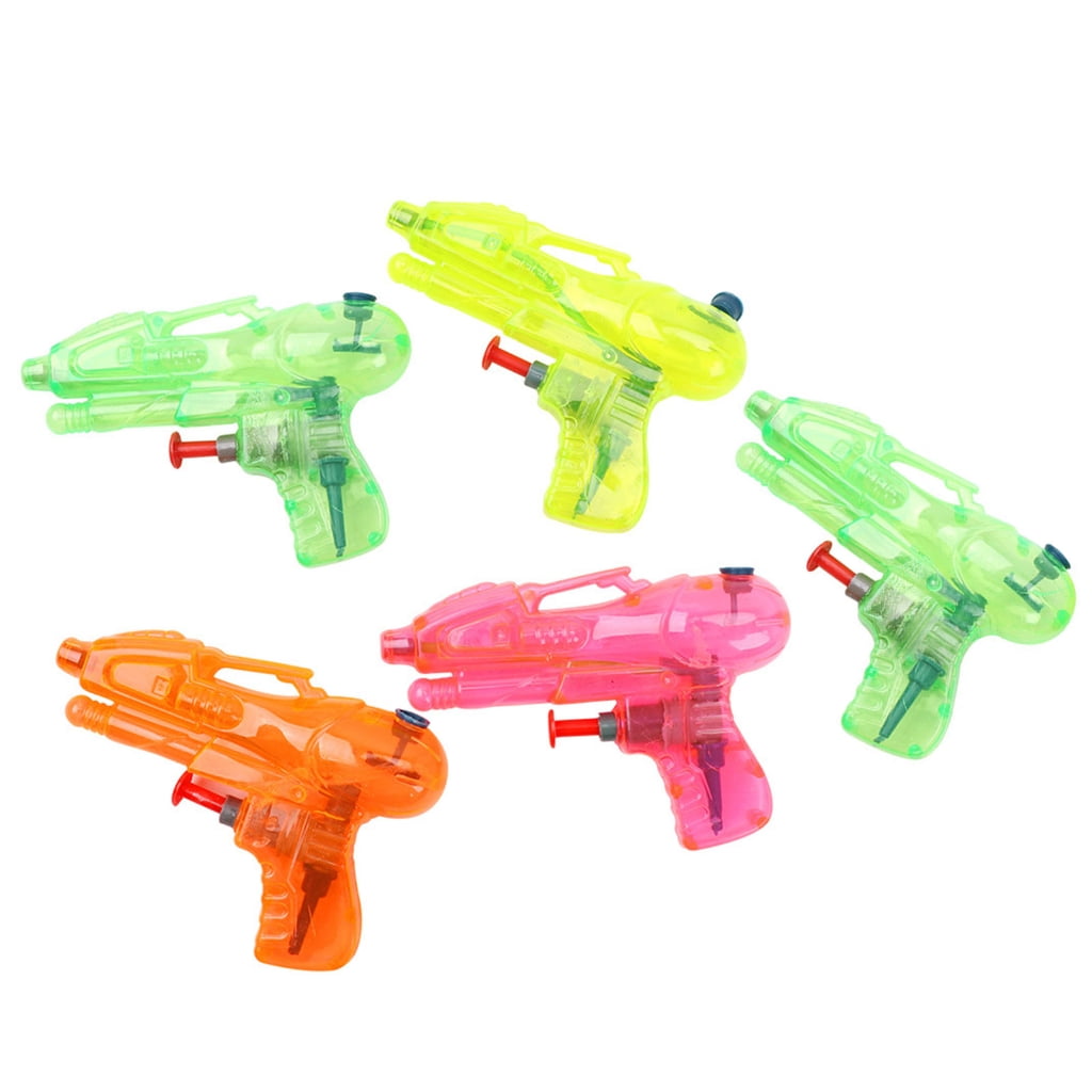 Milue 5pcs Water Squirt Guns for Kid Water Guns Blaster Water Pistol Water Fight Toy