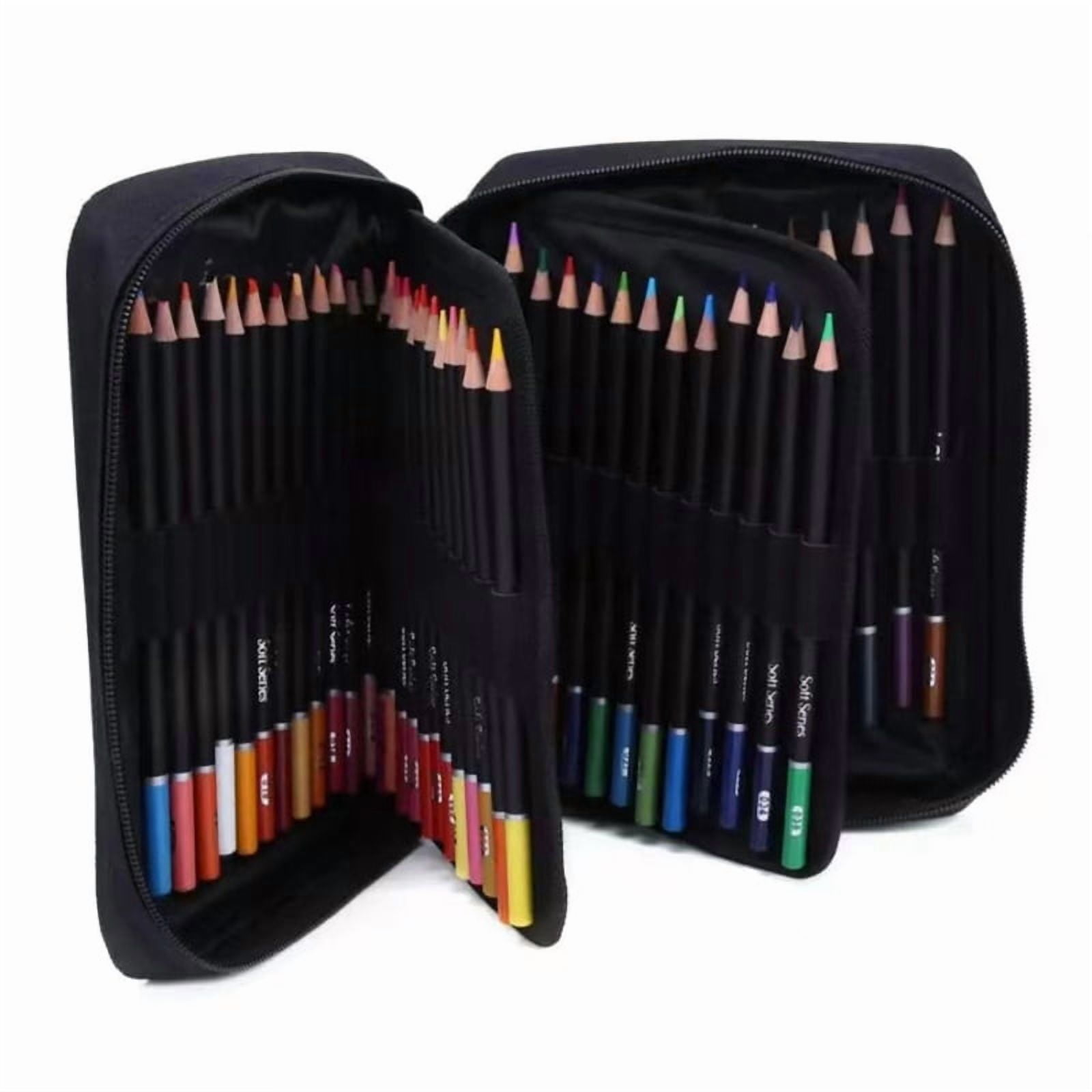 Milue 72 Pcs Professional Oil Colored Pencils Set Artist Painting Sketching Drawing Art Supplies